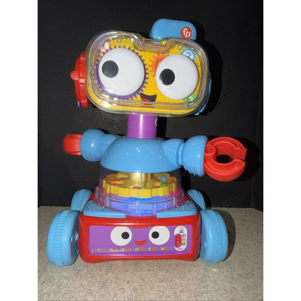Fisher-Price Baby Learning 4-in -1 Toy Robot w/ Lights Music & Smart Stages